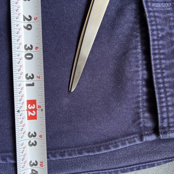 Duluth Shirt Jacket Mens XLT Tall Blue Heavy Cotton Twill Workwear Ranch Field - Picture 13 of 14